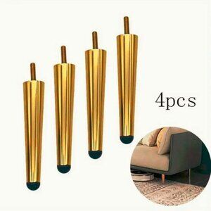 Brand New - Set of Four Decorative Metal Sofa Legs